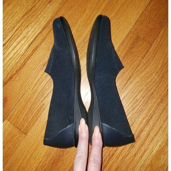 Trotters blue textile Slip-On flats - Picture 6 of 8